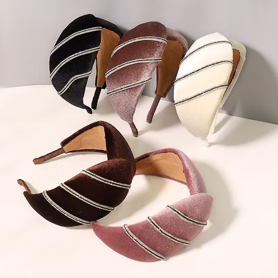 New Pearl Wide Version of The Texture of The Hair Card Hair Band out with a Hundred Temperament Headband Hair Accessories