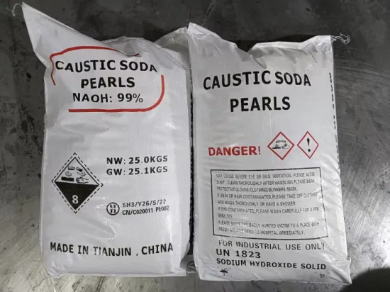 Industry Grade Caustic Soda Flakes Factory in China Naoh Causitc Soda Pearls