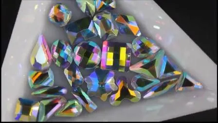 Wholesale Garment Accessories 8*10mm Flatback Skull Fancy Hot Fix Rhinestone Factory for Dress Designs