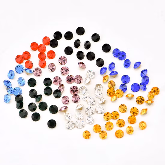 3D Shinny Shape Fancy Crystal Nail Gems Multi Size Glass Big Bulk Charm Nail Art Decoration Diamond Jewelry Stones Rhinestones